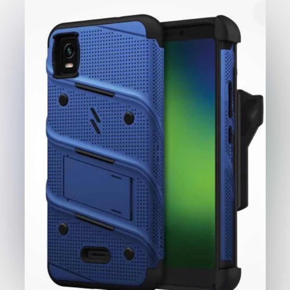 ZIZO Bolt Cricket Vision Plus Holster Case, Tempered Glass, Built-in Kickstand